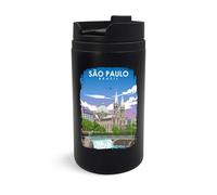 São Paulo Brazil Travel Destination - Taza de viaje, vaso de viaje, taza de café aislada, taza portátil