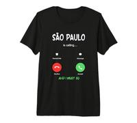 Sao Paulo está Llamando y Debo IR a Brasil de Viaje Camiseta Premium