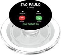 Sao Paulo está Llamando y Debo IR a Brasil de Viaje PopSockets PopGrip para MagSafe
