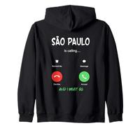 Sao Paulo está Llamando y Debo IR a Brasil de Viaje Sudadera con Capucha