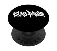 Sao Paulo Graffiti City Street Art Handstyle Brasil Souvenir PopSockets PopGrip Adhesivo