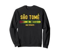 São Tomé and Príncipe Flag | São Toméan Vintage Distressed Sudadera