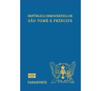 Sao Tome and Principe Passport Replica Lined Hardcover 6'' x 9'' Notebook / Journal 120 pages