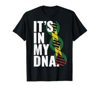 Sao Tome and Principe Raíces Bandera Huella Dactilar Patriótica Camiseta