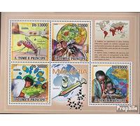 Sao TomE E PrincipE 4150-4153 Sheetlet (completa.edición.) nuevo con goma original ** MNH 2009 lucha el la malaria (sellos para los coleccionistas) Invertebrados Otros (insectos, caracoles, abejas…)