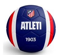 SaoTi Balón Atlético Madrid Talla 5 Azul Escudo clásico -Balón de Fútbol con Escudo 1903