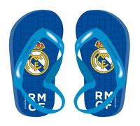 SaoTi Chanclas Infantiles del Madrid - Sandalias de Verano Primavera para Niños, Escudo del RM (Azul, Sistema tallas calzado EU, Niño (2-5 años), Hombre, Números, mediano, 24, Real Madrid)