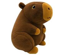 SaoTi Peluche Capybara Grande 32 cm, Bonito Animal de Peluche, Peluches Kawaii Capibara Juguete Suave (Marron Oscuro)