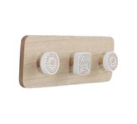 Sap- Wooden Hook Patches Solid Wall Coat Rack (size : L-30cm) 2025