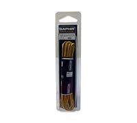 SAPHIR - Cordones bicolores (120 cm), color marrón claro