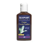 SAPHIR | Cream Greasy Leather 125 ml | Crema para Limpiar, Nutrir y Proteger Cueros Grasos (Marrón Medio 37)