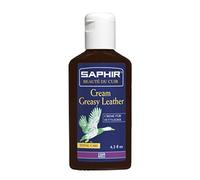 SAPHIR | Cream Greasy Leather 125 ml | Crema para Limpiar, Nutrir y Proteger Cueros Grasos (Marrón Oscuro 05)