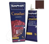 SAPHIR | Crema Canadian en Tubo 75 ml | Crema Reconstituyente para Cueros Lisos (Marrón Medio 37)