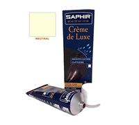 SAPHIR | Crème de Luxe en Aplicador 75 ml | Crema Nutritiva, Recolorante e Impermeabilizante para el Cuero (Incoloro 02)