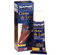 SAPHIR | Crème de Luxe en Aplicador 75 ml | Crema Nutritiva, Recolorante e Impermeabilizante para el Cuero (Marrón Oscuro 05)