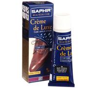 SAPHIR | Crème de Luxe en Aplicador 75 ml | Crema Nutritiva, Recolorante e Impermeabilizante para el Cuero (Azul Marino 06)