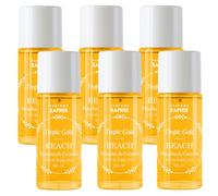 SAPHIR Hair & Body Mist Tropic Gold BEACH, Bruma fresca en spray aromático cuerpo y pelo, 100 ml x Set de 6