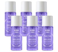 SAPHIR Hair & Body Mist Tropic Gold BELEZA, Bruma fresca en spray aromático cuerpo y pelo, 100 ml x Set de 6