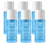 SAPHIR Hair & Body Mist Tropic Gold BREEZE, Bruma fresca en spray aromático cuerpo y pelo, 100 ml x Set de 6