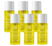 SAPHIR Hair & Body Mist Tropic Gold DOURADO, Bruma fresca en spray aromático cuerpo y pelo, 100 ml x Set de 6