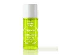 SAPHIR Hair & Body Mist Tropic Gold PARADISE, Bruma fresca en spray aromático cuerpo y pelo, 100 ml