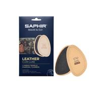 Saphir Plantillas de Piel con Carbón Activo - Cuero de Cordero y Látex Amortiguador | Control de Humedad y Antiodor | Confort y Soporte Diario | Tallas 35-36