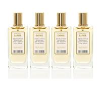 Saphir Seduction Woman - Eau de Parfum para Mujer 50 ml - Pack de 4 Unidades (200 ml) - Perfume de Larga Duración con Vaporizador, Ideal para Regalo