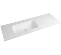 Sapho Aruba lavabo 170x51.5 cm rectangular para mueble blanco mate AR170-B1L