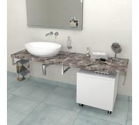 Sapho Avice encimera 120x49.5 cm gris AV1210