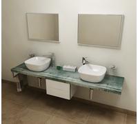 Sapho Avice encimera 200x49.5 cm grafito-azul AV206