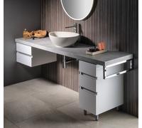 Sapho Avice encimera 200x49.5 cm grafito-gris AV207