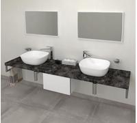 Sapho Avice encimera 240x49.5 cm grafito AV249