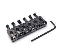 SAPHUE Sillín de puente de guitarra con tornillos de resorte, llave de trémolo para Fender Strat Stratocaster Tele Telecaster, piezas de repuesto de guitarra eléctrica, accesorios 6 piezas de sillín