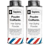 Sapiens Polvo Pelo Hombre 25g x2 - Textura y Volumen Instantáneos - Polvo Texturizante Efecto Mate Natural - Sin Residuos - Formula Natural