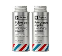 Sapiens Polvos Pelo Hombre 25 g x2 | Volumen y textura instantáneos, efecto mate, fabricado en Francia, invisible sin residuos - Fórmula natural