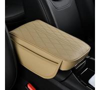 SAPINGNB Coche Apoyabrazos Cubierta para Nissan Magnite (2020 2021 2022 2023 2024), Funda Reposabrazos Consola Protector Consola Central Cojín Accesorios Coche,Beige