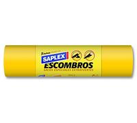 Saplex M27278 - Saco especial escombros amarillos 5 unidades 55x80 - g-340