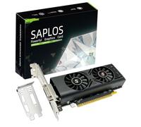 SAPLOS GTX 1050 - Tarjeta gráfica para PC, 4 GB GDDR5 de 128 bits, HDMI DisplayPort DVI-D, GPU de computadora, tarjeta de video para juegos, PCI Express x16, DirectX 12