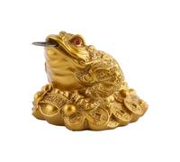 Sapo de Dinero, Lucky Money Frog, Feng Shui Toad, Feng Shui Money Frog Coin, Rana de la Riqueza de 3 Patas(6 * 6 * 5cm)