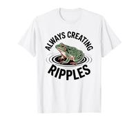 Sapo Rana de autoafirmación Positiva Siempre creando Ondas Camiseta