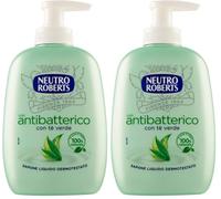 Sapone Liquido Con Antibatterico Te'' Verde Azione Igienizzante Dispenser200 Ml' (Paquete de 2)
