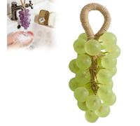 Saponetta a forma di grappolo d'uva con cordino, realizzata a mano, con base di olio di cocco, con estratto naturale di frutta, ideale per lavarsi le mani e come regalo (1pcs-i)
