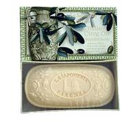 Saponificio Artigianale Fiorentino, jabón con aceite de oliva en caja de regalo, 300g