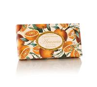 Saponificio Artigianale Fiorentino - Pack regalo de 3 pastillas de jabón rectangulares, con relieve, producción artesanal, con esencia de naranja