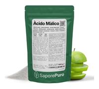 SaporePuro Ácido Málico en Polvo 500 g | Alta Solubilidad y Sabor Ácido | Ideal para Bebidas, Postres y Suplementos | Calidad Alimentaria | Sin Gluten