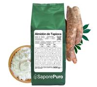 SaporePuro Almidón de Tapioca 500 g - Sin Gluten - Espesante Natural para Cremas, Salsas, Postres y Preparaciones Culinarias