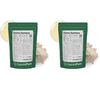 Saporepuro Goma Xantana en polvo 250 gr - espesante natural - ideal para helados, salsas, sorbetes, gel, masa para pizza, mixología, cocina molecular (Paquete de 2)