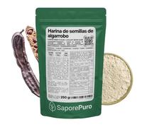 Saporepuro Harina de Semillas de Algarrobo 250 g - SIN GLUTEN - Espesante y gelificante natural 100% puro - Ideal para Helados, Sorbetes, Postres y Salsas