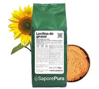 SaporePuro Lecitina de Girasol en Polvo 1000 g - Emulsionante Natural SIN GLUTEN