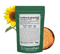 SaporePuro Lecitina de Girasol en Polvo 50 g - Emulsionante Natural SIN GLUTEN